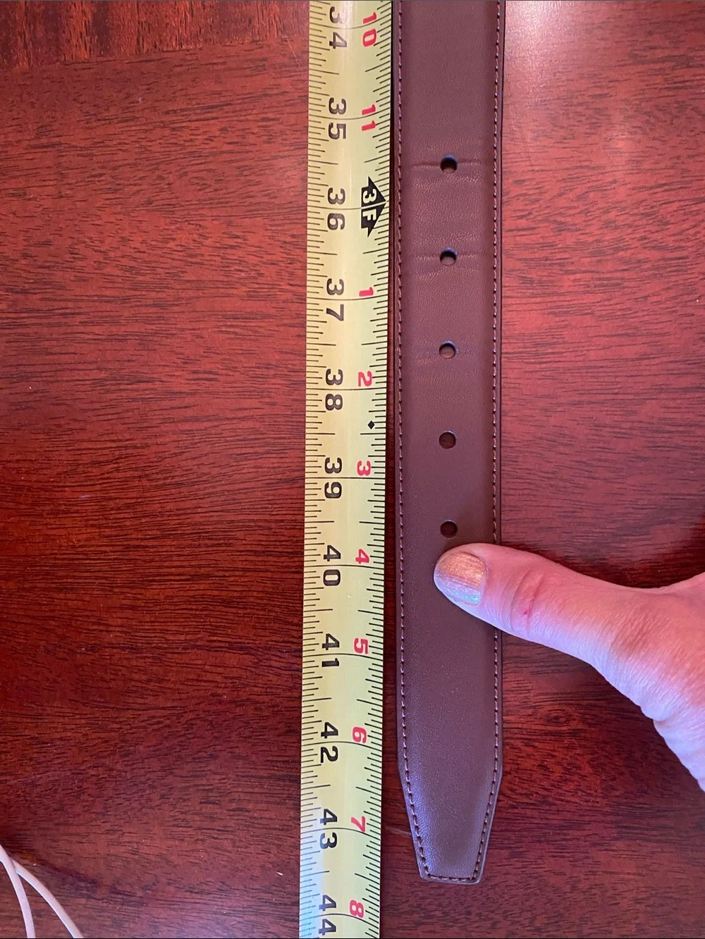 J. Crew Brown 100% Leather  Classic Dress Belt
